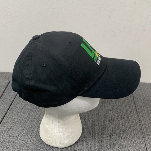 LFM Lehman Feed Mill Baseball Hat Mens OSFM Black Strapback Cap New Era 9Forty - Picture 8 of 14